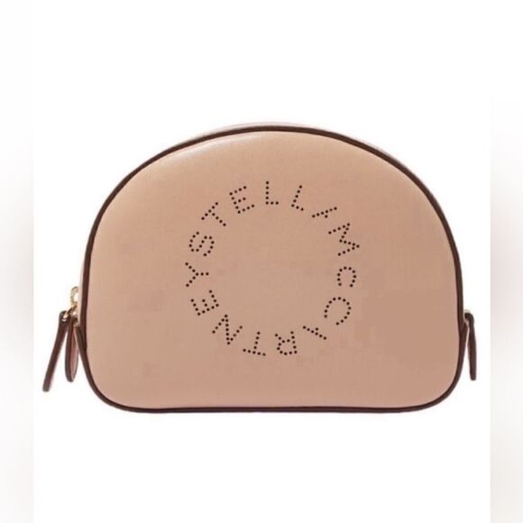Stella McCartney Rose Pink Leather Pouch - Picture 1 of 8